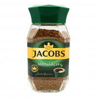 Кофе растворимый "Jacobs Monarch"  ст. 190г. (1*6)